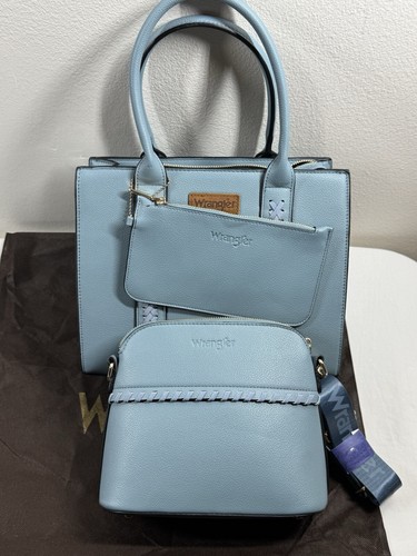 Montana West Wrangler Purse for Women Tote Bag Crossbody 3 Bags in One(Easter) - Picture 10 of 19