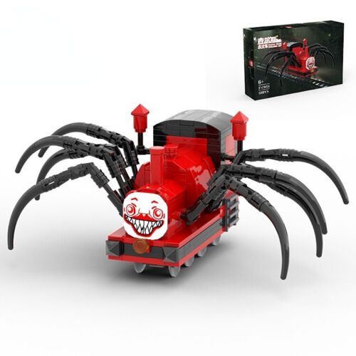 MOC Horror games Choo Choo Charle Building Blocks Spider Train Bricks With BOX - Afbeelding 1 van 6