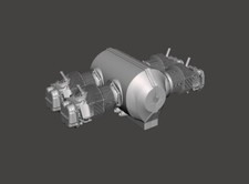 Piper Cub, L-4 dummy engine STL