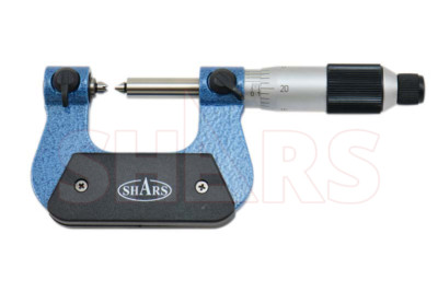 #ad Shars 0 1quot; Screw Thread Micrometer .0001quot; Graduation Anvil New ^} $69.00