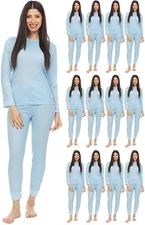 Thermal Sets for Woman, Base Layer Long Johns Underwear, Top & Bottom , otton