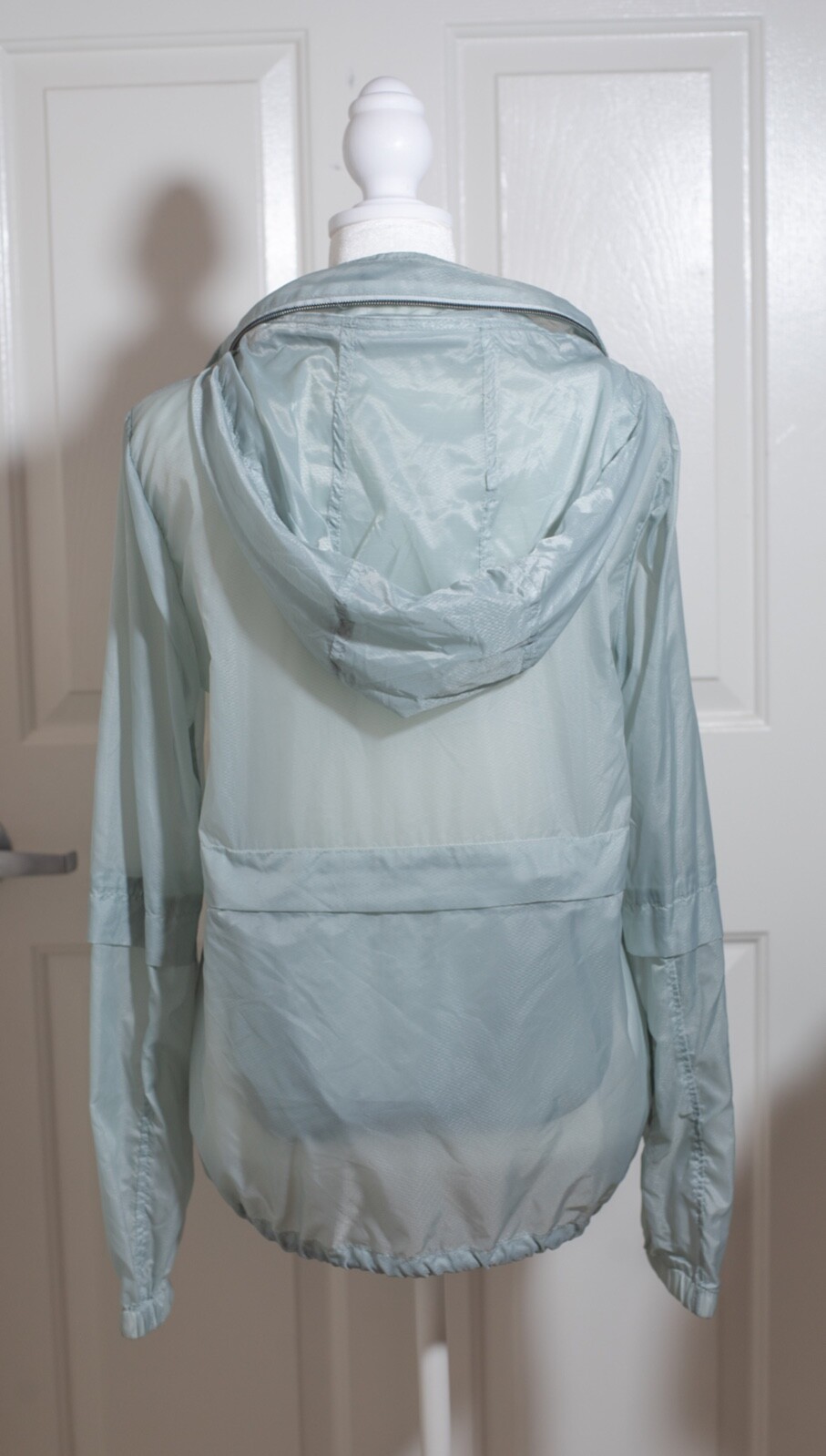 Saks Fifth Avenue Blue Packable ZipFront Jacket Slate Grey / Grey Blue