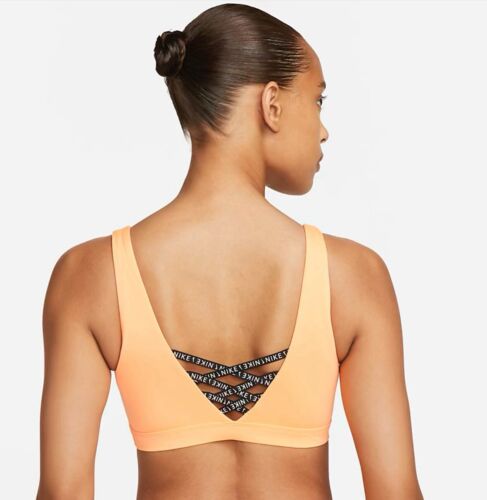 NIKE Swim Sneakerkini Size XL Women’s Scoop Neck Bikini Top - Picture 4 of 6