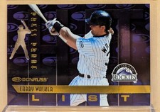 1997 Donruss GOLD PRESS PROOF #410 Larry Walker HOF RARE DIE CUT PARALLEL /500