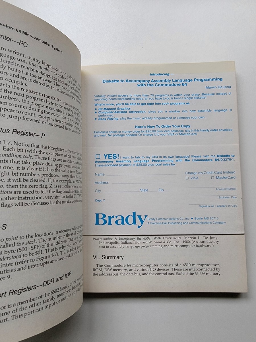 Assembly Language Programming with the Commodore 64 by Marvin L