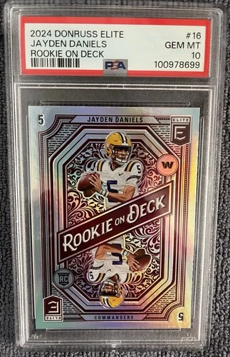 2024 Panini Donruss Elite - Rookie on Deck Jayden Daniels #16 (RC)