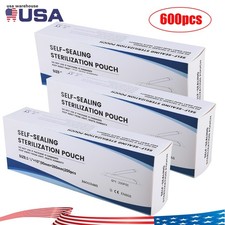3.5" X 10" Self Sterilization Pouches Autoclave Pouch, Sterilizer Bags Dental US
