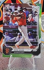 2026 Topps Now Rafael Devers OD-291 Green Foil /99 Giants Opening Day