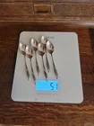 51 Grams Not Scrap Sterling Silver 6 MCM Demitasse Spoons Wishing Star Pattern