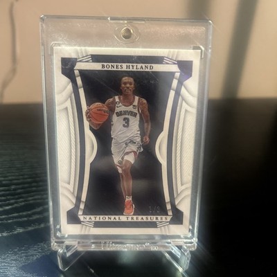 Bones Hyland 1/3 2022-23 Panini National Treasures Denver Nuggets #60