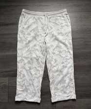 Weekends by Chico's Gray Knit Pull On Capri Pants Size 1 M/8