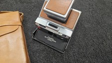 Polaroid SX70 alpha 1 silber - TOP + Ledertasche