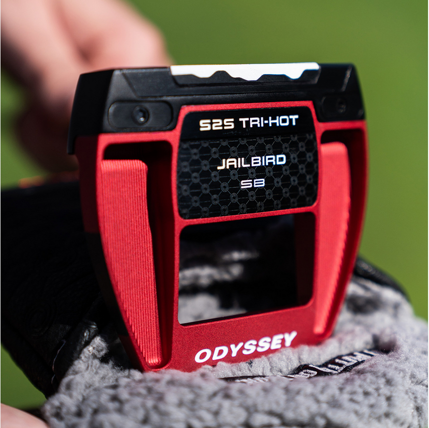ODYSSEY ZERO Torque Square 2 Square Tri-Hot Jailbird SB Putter Pk
