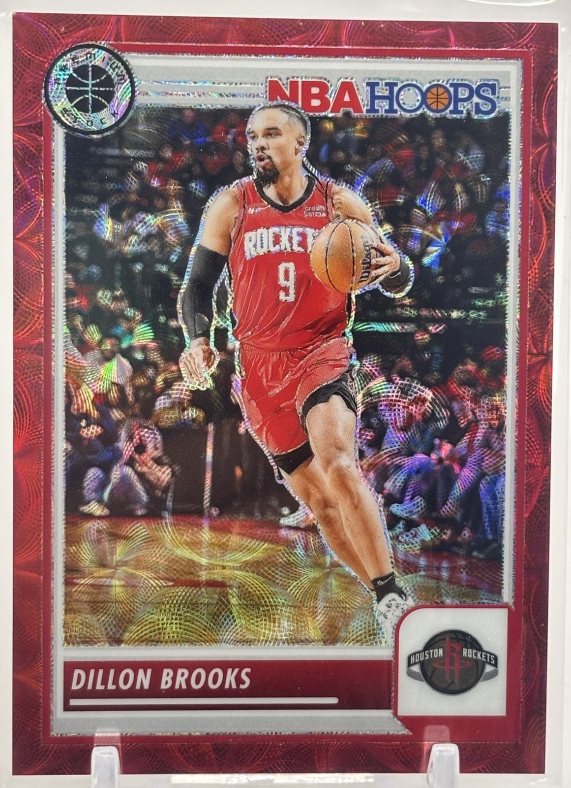 2023-24 Panini Hoops Premium Stock Dillon Brooks #264 Red Prizm /88 Rockets