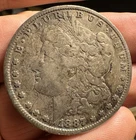 1887 O Morgan Dollar VF : Very Fine, New Orleans Mint - .9 Fine Silver Coin