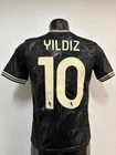 JUVENTUS AUTOGRAPHED "YILDIZ 10" CHILD SIZE 9/10 THIRD SERIES JERSEY 25/26