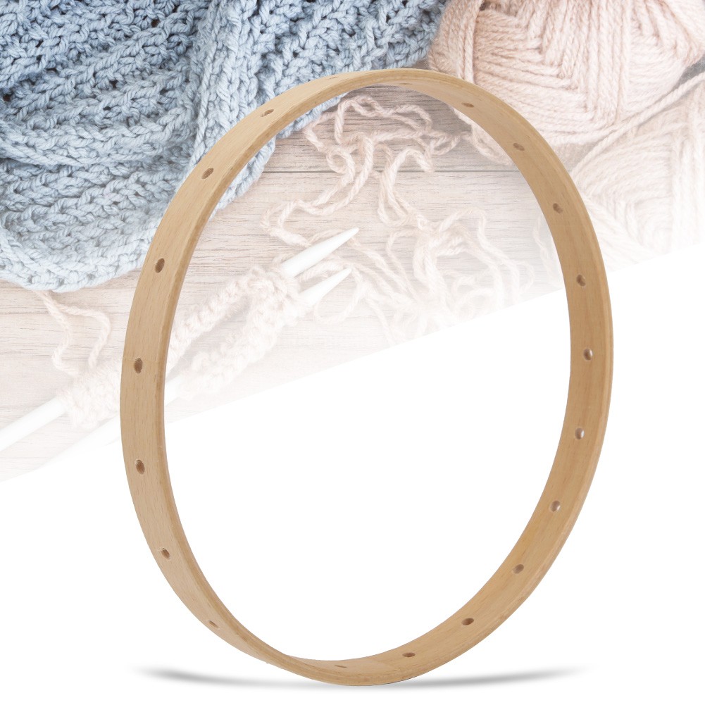 Solid Wooden Knitting Machine Manual 21cm Wall Hanging Circular Knitti KRI✈️