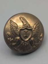 Civil War US Army Infantry I pocket or epaulette size button unmarked.