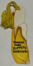 Vintage Banana Bookmark 1977 Antioch Bookplate Co Design H-196 EC Made In USA