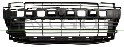 Grille centrale avant noire pour Peugeot 206 Plus de 2009 à 2013