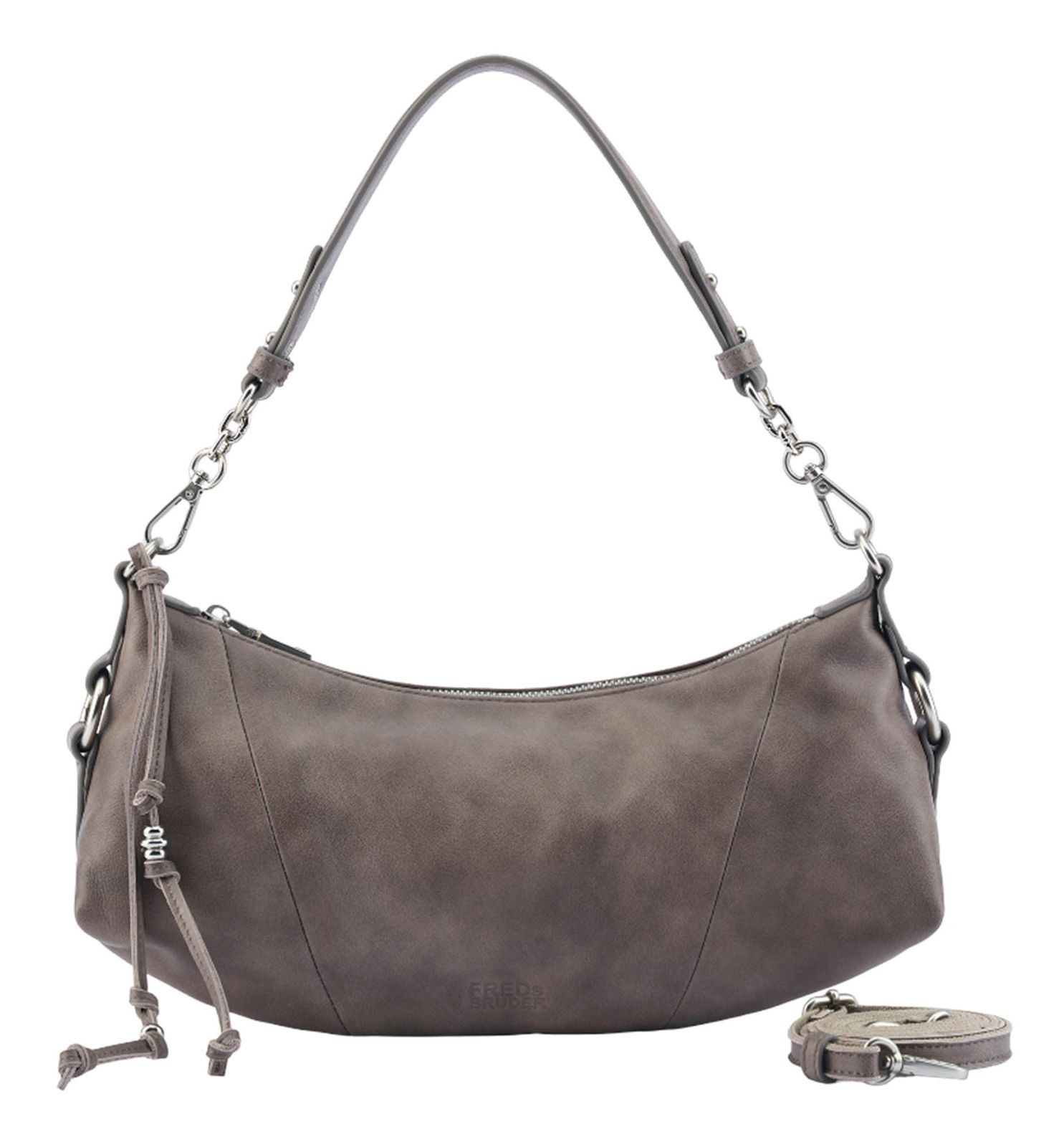 FREDsBRUDER Midi Shoulder Bag Muddy Khaki Brown