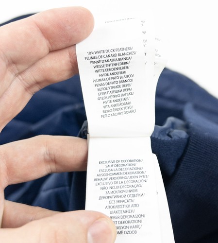Chaleco acolchado Polo Ralph Lauren para hombre 2XB con capucha azul cremallera rendimiento 2XL grande - Imagen 11 de 18