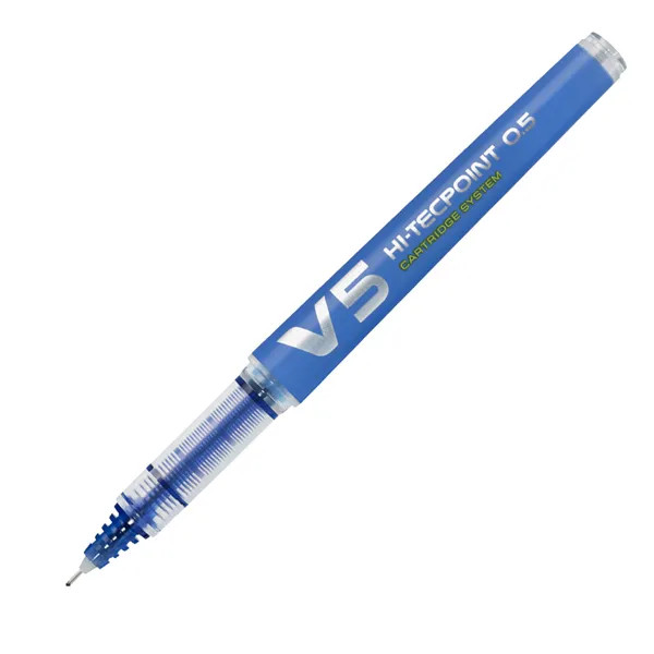 Penna Roller V5 Refillable Pilot - 0,5 mm - 040326 (Blu)