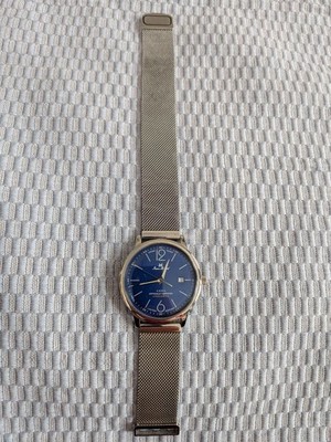 Jean Marcel Quarz Chronometer blaues Zifferblatt