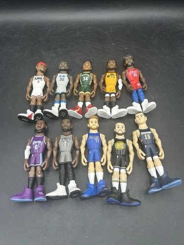 Lot Zof 10 Funko POP! NBA Figurine Curry LeBron Jokic Embiid Iverson