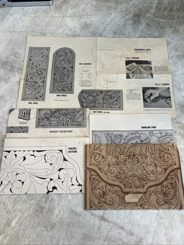 Craftool Co Copyright 1948 Leather Stamp Patterns
