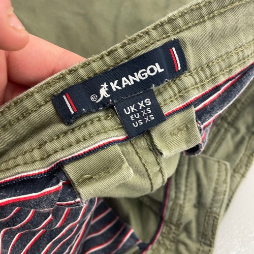 Kangol Chino Shorts Casual Olive Green Mens UK XS - Picture 6 of 6
