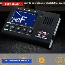 Aroma AMT-560 3 in 1 Electric Guitar Metronome Tuner Built-in Mic w/ Pickup