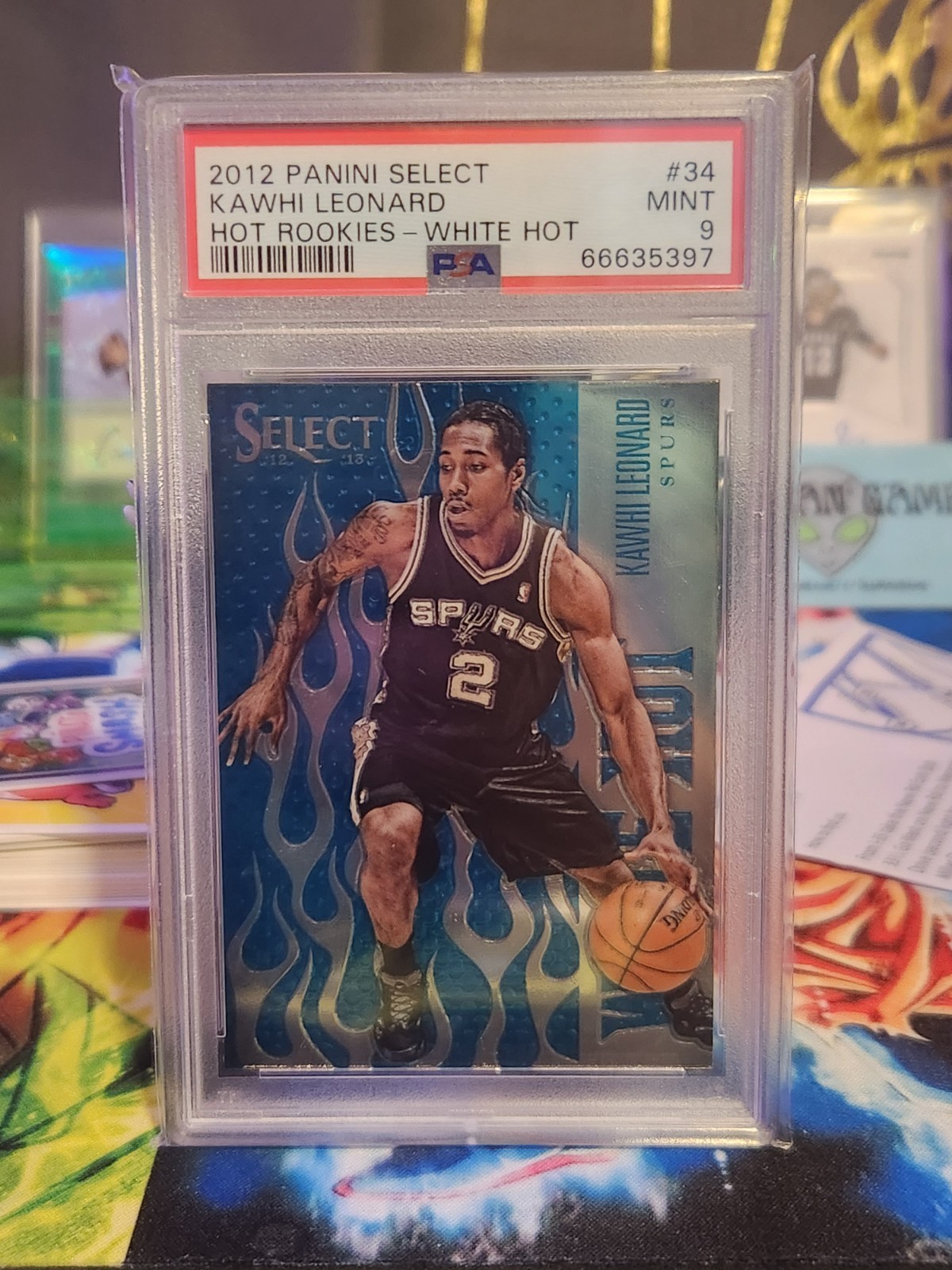 2012 Panini Select Hot Rookies White Hot Kawhi Leonard Spurs RC PSA 9 Mint SSP