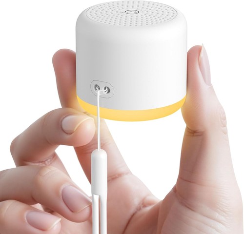 White Noise Machine with Night Light 18 Soothing Sounds Portable Sleep Sound Mac