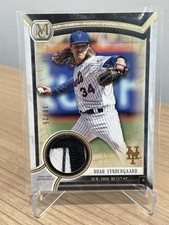 NOAH SYNDERGAARD 2018 TOPPS MUSEUM MULTI COLOR JERSEY PATCH RELIC /25