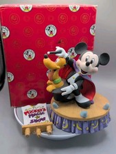 Enesco Mickey And Pluto Magic Show Musical Working Boxed