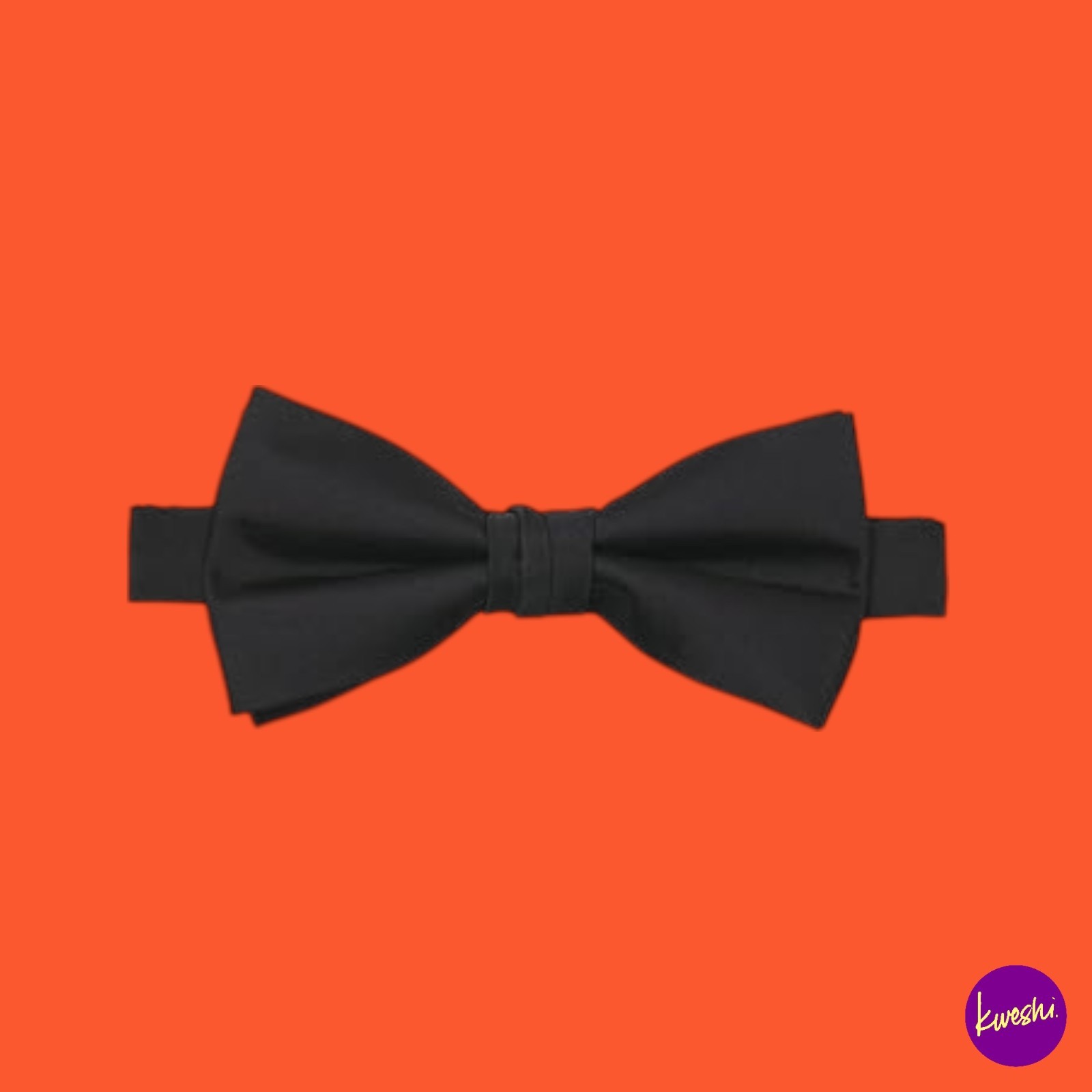 JACK & JONES Men's Woven Bow Tie, Black, One Size