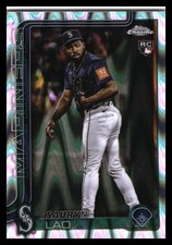 2025 Topps Chrome Update #USC198 Sauryn Lao RayWave Refractor