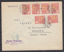 Litwa 1935 , 5 okładka znaczków