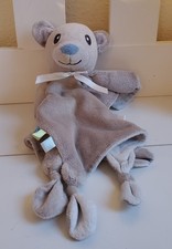 Hudson Baby - Bear Plush Blanket - Gray - Soft and Squishy - Security Lovey