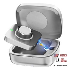 Portable Charging Case Compatible with Oura Ring Gen 5/4/3 Charger Gray