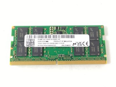 Micron 16GB PC5-44800 5600MHz 262-Pin SoDIMM Memory Module - MTC8C1084S1SC56BD1