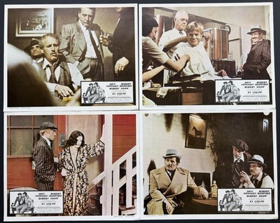 THE STING ROBERT REDFORD PAUL NEWMAN MEXICAN LOBBY CARD SET 1973