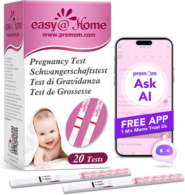 Easy@Home 20 x Schwangerschaftstest Frühtest 10 miu/ml - Empfindliches und 