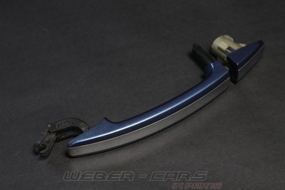 3D0837205C Türgriff mit Kappe hinten rechts HR Blau Chrom OEM VW Phaeton 3D