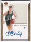 DETLEF SCHREMPF AUTO Dual JERSEY PATCH #'d 05/99 SP Crown Royale AUTOGRAPH RARE!