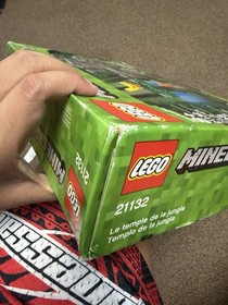 LEGO Minecraft 21132 The Jungle Temple Complete Set 598 pcs Steve Skeleton