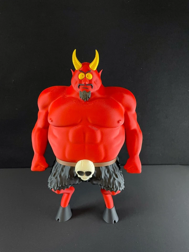 Satan from South Park 3D Printed Figure | Funny Decor or Offbeat Gift - Image 2 of 4
