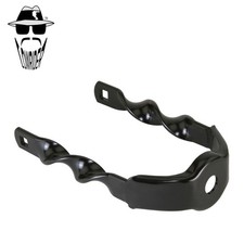 ORIGINAL LOWRIDER Twisted Extended Springer Fork Crown Black Flat Twisted Steel.