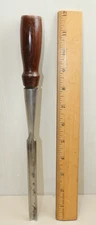 Old Tools Vintage Douglass Mfg 3/8" no. 5 sweep wood carving gouge chisel